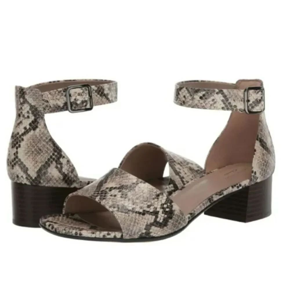 BRAND NEW CLARKS ELISA DEBRA WOMEN'S BLOCK HEEL SANDALS
